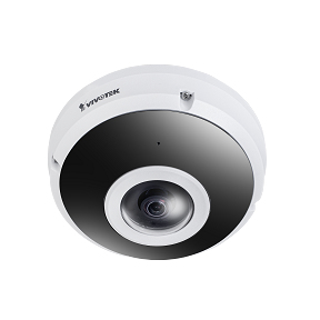 Vivotek C-Serie FE9380-HV 5 MP Fisheye IP-Kamera Schwarz, Weiß