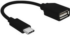 Gembird A-OTG-CMAF2-01 USB Typ-C USB Type-A Schwarz Kabelschnittstellen-/adapter (A-OTG-CMAF2-01)