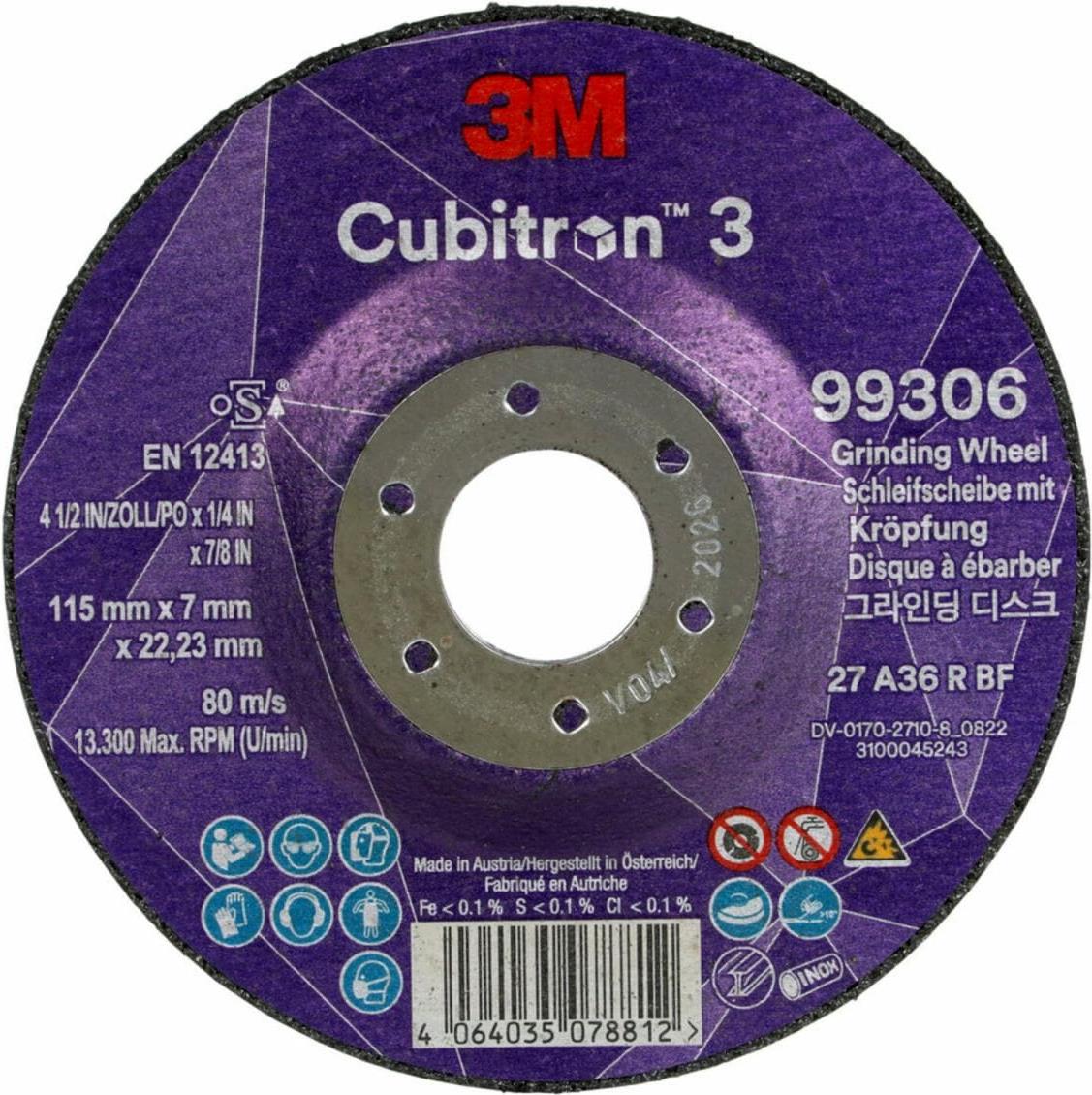 3M 86647 Schneidscheibe Metall Ceramic fibre 7100304306
