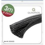 Quadrios 23CA233 23CA233 Geflechtschlauch Schwarz Polyester 25 bis 26 mm 3 m (23CA233)