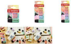STABILO BOSS MINI Pastellove Textmarker farbsortiert, 6 St. (07/6-2-01)