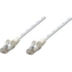 Intellinet Network Patch Cable, Cat6, 0,5m, White, Copper, S/FTP, LSOH / LSZH, PVC, RJ45, Gold Plated Contacts, Snagless, Booted, Lifetime Warranty, Polybag (735254)