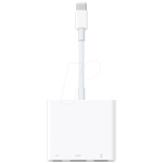 Apple MUF82ZM/A Kabelschnittstellen-/Gender-Adapter USB-C HDMI/USB Weiß (MUF82ZM/A)