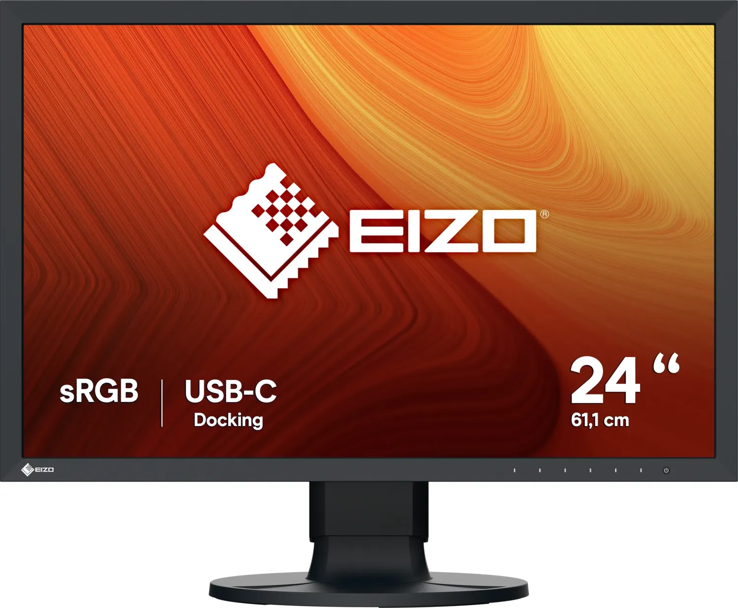 EIZO 61.0cm 24" CS2400R 16 10 HDMI+DP+USB-C IPS black retail (CS2400R)
