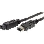 shiverpeaks BASIC-S FireWire 1394b Kabel, 9 Pol Stecker - 6 Pol Stecker, 1,8 m, High Speed FireWire 800 MBit/Sek. (BS77322)