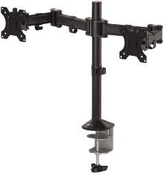 Fellowes Reflex Dual Monitor Arm - Befestigungskit - einstellbarer Arm - für 2 Monitore - Metall - Schwarz, RAL 9017 - Bildschirmgröße: bis zu 68,6 cm (bis zu 68,60cm (27) ) - Tischmontage (8502601)