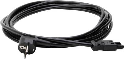 Kopp 1 Stück Netzkabel Schwarz 5 m 226405041 (226405041)