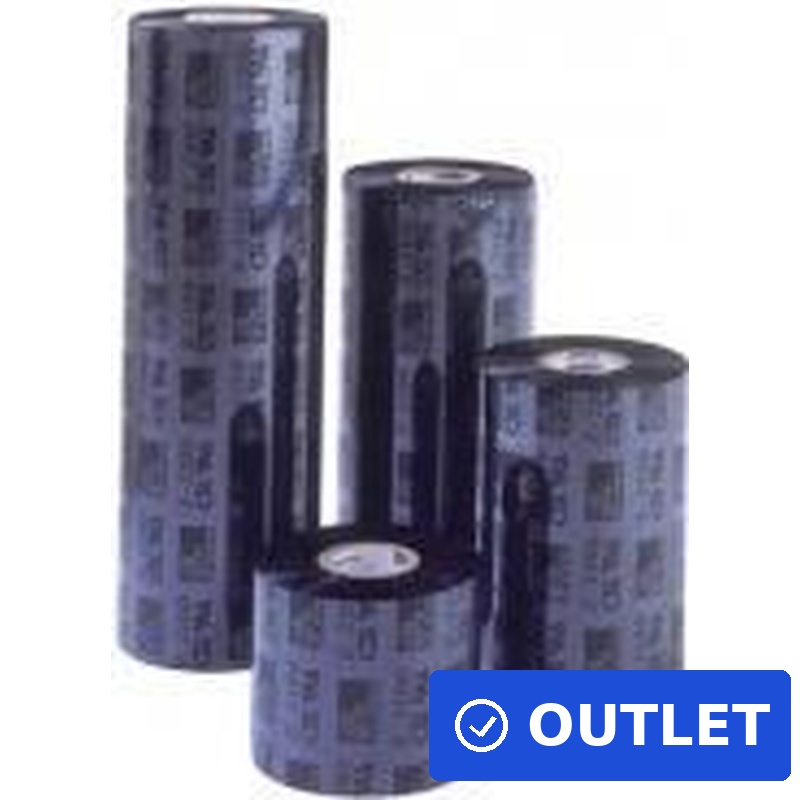 INKANTO Thermotransferband, APR 6 Wachs/Harz, 110mm, schwarz INKANTO Thermotransferband, APR 6 Wachs/Harz, Rollenbreite: 110mm, Kern: 25,4mm, Länge: 450m, Farbe: schwarz - 9 Stück (T63350IO) (B-Ware)