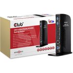Club3D SenseVision USB 3.0 Dual Display 4K60Hz Docking Station (CSV-1460)