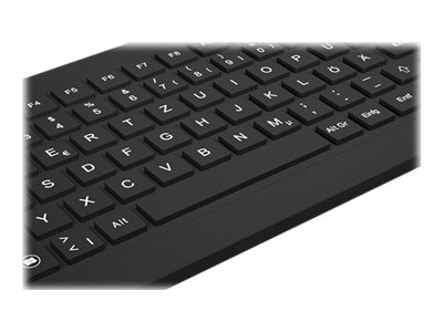 KeySonic KSK-6231INEL Industrietaustatur AZERTY mit Touchpad Schwarz