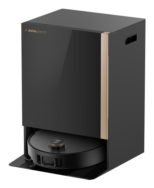 MOVA Mobius 60 Saug-Wisch-Roboter mit Reinigungsstation 30000 Pa HEPA Filter Schwarz