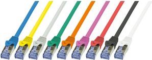 LogiLink Patchkabel, Kat. 6A, S/FTP, 5,0 m, rot geschirmt (PIMF), 4 x 2 AWG 26/7, Belegung: 1:1, Kupferader, - 1 Stück (CQ3074S)