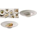 APS Pastateller BLUSH, Durchmesser: 290 mm, beige aus Melamin, stapelbar, spülmaschinengeeignet, hitze - 1 Stück (85507)