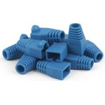 DSIT DANICOM RJ45 Tule Blau - 10 Stück (DC-RJ45-BOOT-BLUE-10PCE)