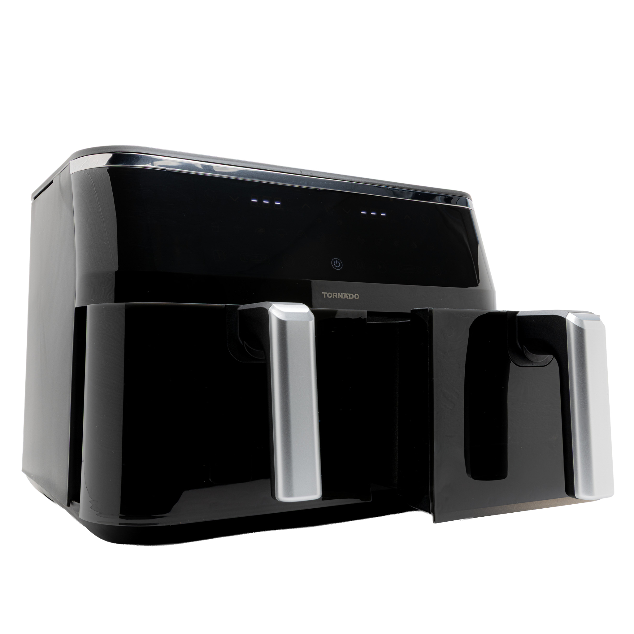 Tornado TAFT-1000-GS Heißluftfritteuse Duo 9 l 3100 W Schwarz