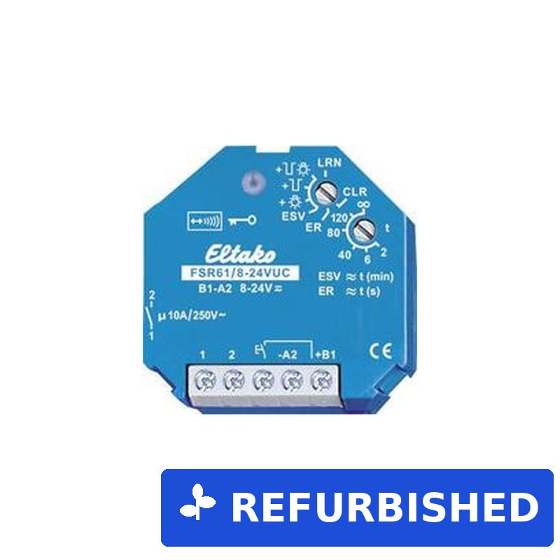 ELTAKO FSR61/8-24V UC Funkaktor UP 1 Schliesser 10A/250V AC (30100004) (B-Ware)