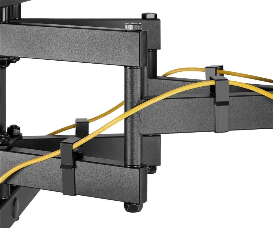 Goobay Pro Fullmotion XL TV-Wandhalterung 43"-100" vollbeweglich bis 60 kg Schwarz