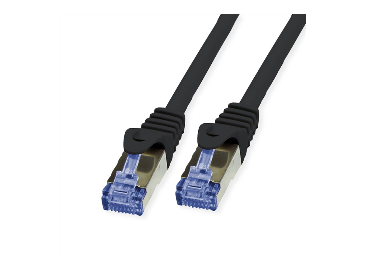 VALUE Kat.6A S/FTP Outdoor Patchkabel 20 m Schwarz