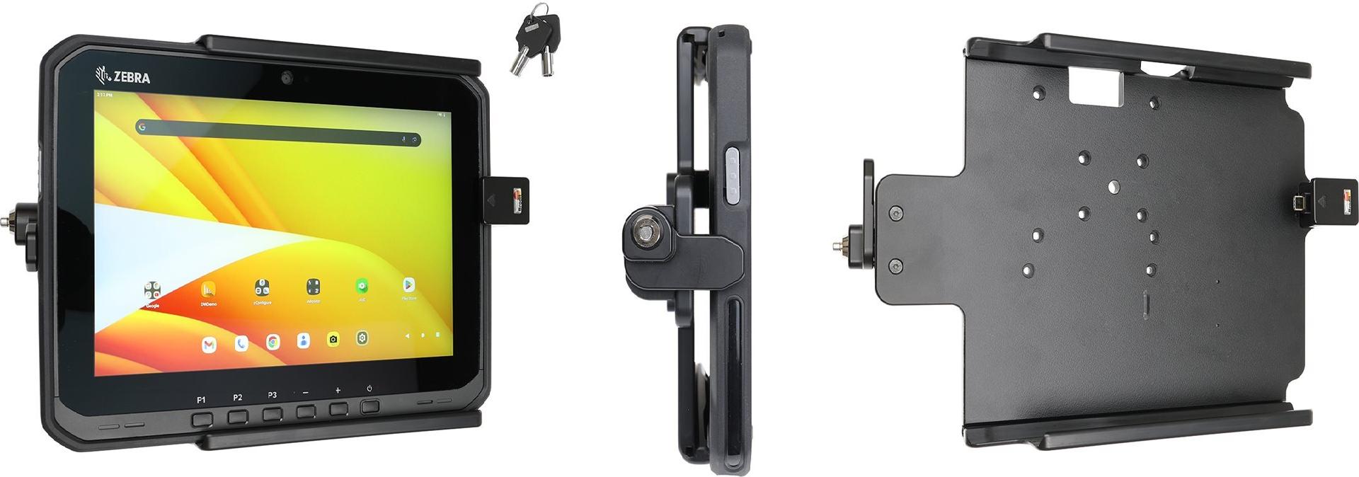 Brodit Aktive Halterung Aktive Halterung, abschließbar, USB-C 3.1, AMPS, VESA 75, separat bestellen: Ladegerät, passend für: ET60, ET65 (Android) (216467)