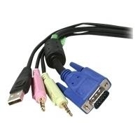 StarTech.com 4-in-1 USB, VGA, Audio, and Microphone KVM Switch Cable (USBVGA4N1A6)