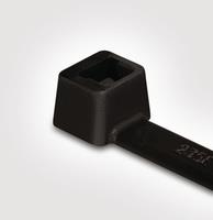 HELLERMANNTYTON Kabelbinder schwarz 460 mm x 7.6 mm, 111-12660 (T120M PA66W BK 100)