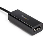 StarTech.com CDP2DP14B USB-C auf DisplayPort Adapter (8K 30Hz, HBR3 Adapter, Thunderbolt 3, Video Dongle fur DP 1.4 Monitor & Display) (CDP2DP14B)