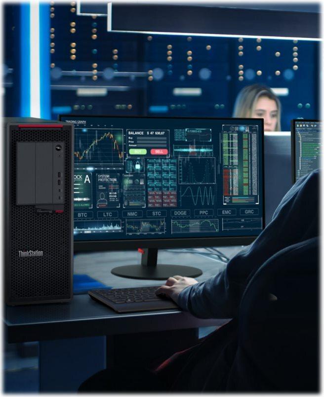 Lenovo ThinkStation P620 AMD Ryzen Threadripper PRO 5955WX 32 GB RAM 512 GB SSD NVIDIA RTX 2000 Ada Schwarz