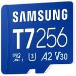 Samsung T7 microSDXC Speicherkarte 256 GB UHS-I bis 170 MB/s für Smartphones & Tablets (MB-MB256T/WW)