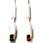 e+p AB 203 G. Anschluss 1: coax, Anschluss 2: Koaxial, Beschichtung Verbindungsanschlüsse: Gold. Kabellänge: 3,5 m, Geschlecht: Männlich/Weiblich, Produktfarbe: Weiß. Anzahl enthaltener Produkte: 1 Stück(e) (AB 203G)