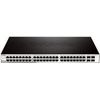 D-Link DGS 1210-52 - Switch - 48 x 10/100/1000 + 4 x Gigabit SFP - Desktop, an Rack montierbar - AC 100/230 V