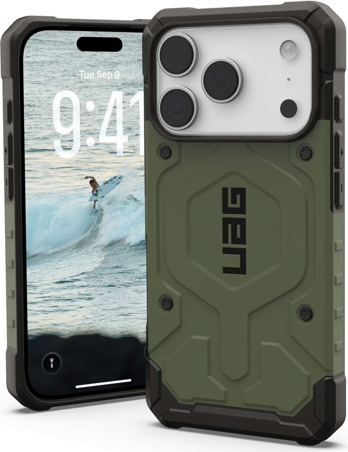 UAG Urban Armor Gear Pathfinder MagSafe Case | Apple iPhone 17 Pro | olive | 114548117272 (114548117272)