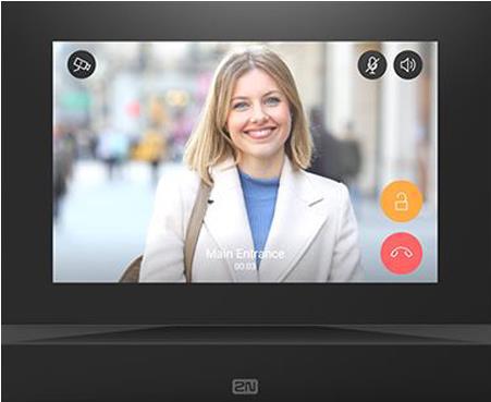 2N Indoor View 7" HD-Touchdisplay Schwarz