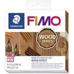 FIMO SOFT Modelliermasse-Set WOOD EFFECT, ofenhärtend zur Herstellung von Schmuck-Accessoires & Home-Deko im - 1 Stück (8025 HTC1)