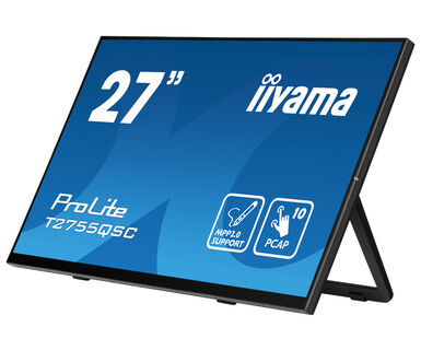 iiyama ProLite T2755QSC-B1 Computerbildschirm 68,6 cm (27") 2560 x 1440 Pixel Full HD LCD Touchscreen Schwarz [Energiekl
