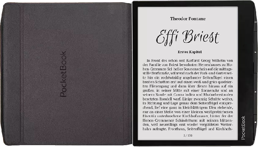 PocketBook Flip-Hülle für eBook-Reader 7" Shiny Beige