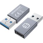 GRAUGEAR USB 3.2 Adapter Type-C zu Type-A 10 Gbit/s retail (G-AD-CTA-10G)