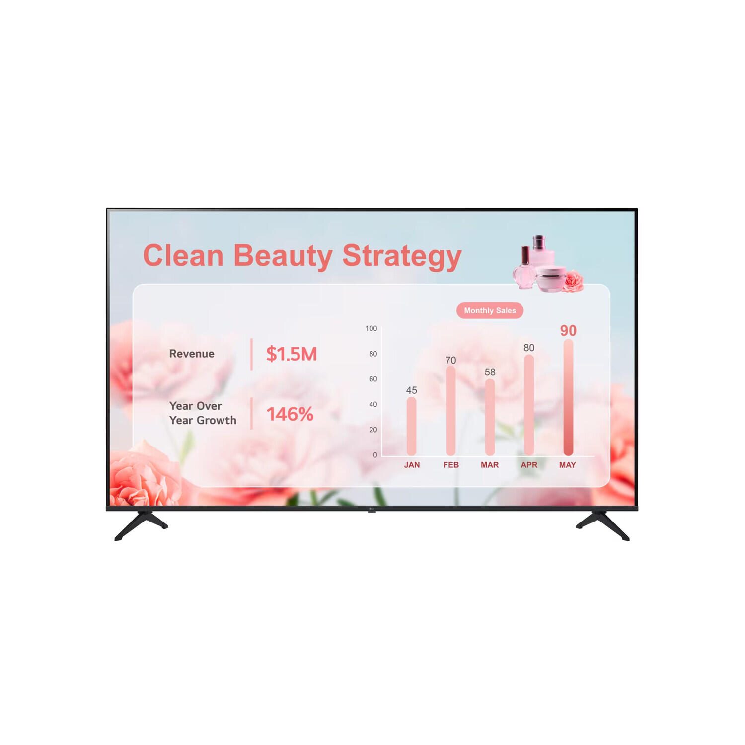 LG Smart TV 43PK340S LCD-TV 43" UHD Schwarz