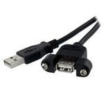 StarTech.com Panel Mount USB Cable A to A (USBPNLAFAM2)
