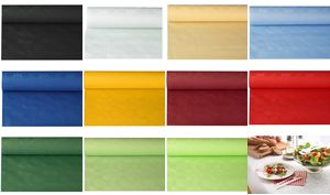 PAPSTSAR Tischtuch 100x1,2m ws (18548)