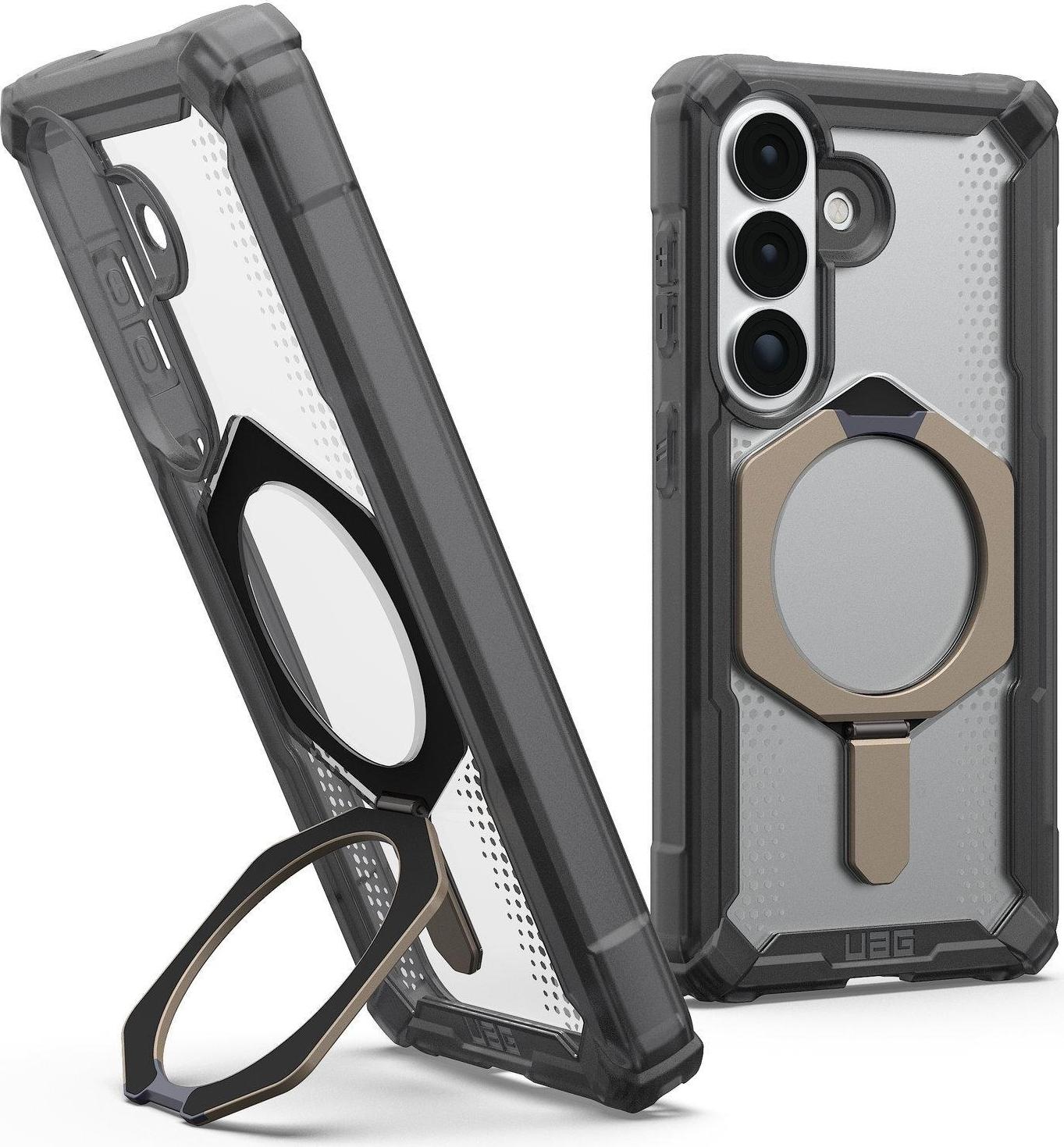 UAG Urban Armor Gear Plasma XTE Kickstand Case mit Magnet-Modul | Samsung Galaxy S26 | ash (grau)/transparent/titan | 214524113136 (214524113136)