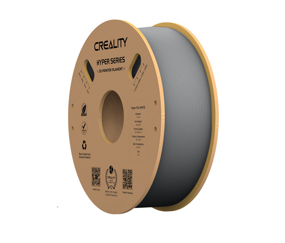 Creality Hyper Series PLA-Filament 1,75 mm 1 kg Grau