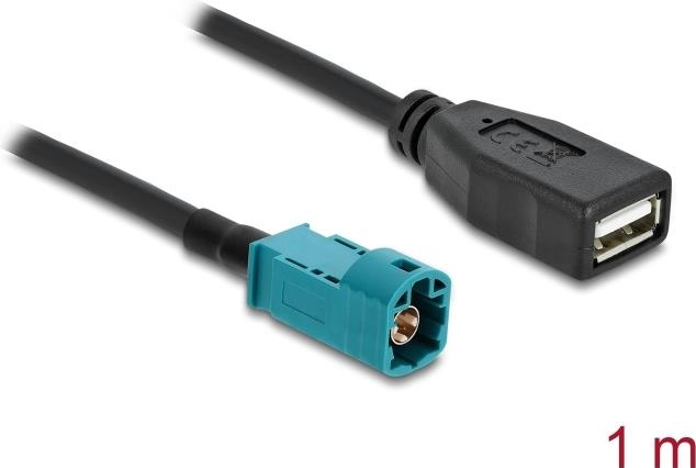 Delock Kabel HSD Z Stecker zu USB 2.0 Typ-A Buchse 1 m (90703)