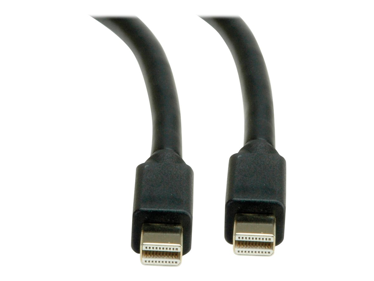 ROLINE Mini-DisplayPort Anschlusskabel 1 m Schwarz