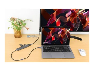 Manhattan 190442 Dockingstation USB-C 3.2 Gen 1 HDMI Space-grau