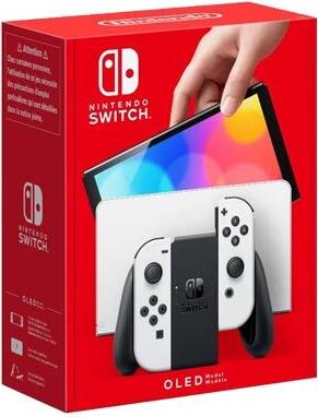 Nintendo Switch OLED Spielkonsole Full HD weiß 10007454