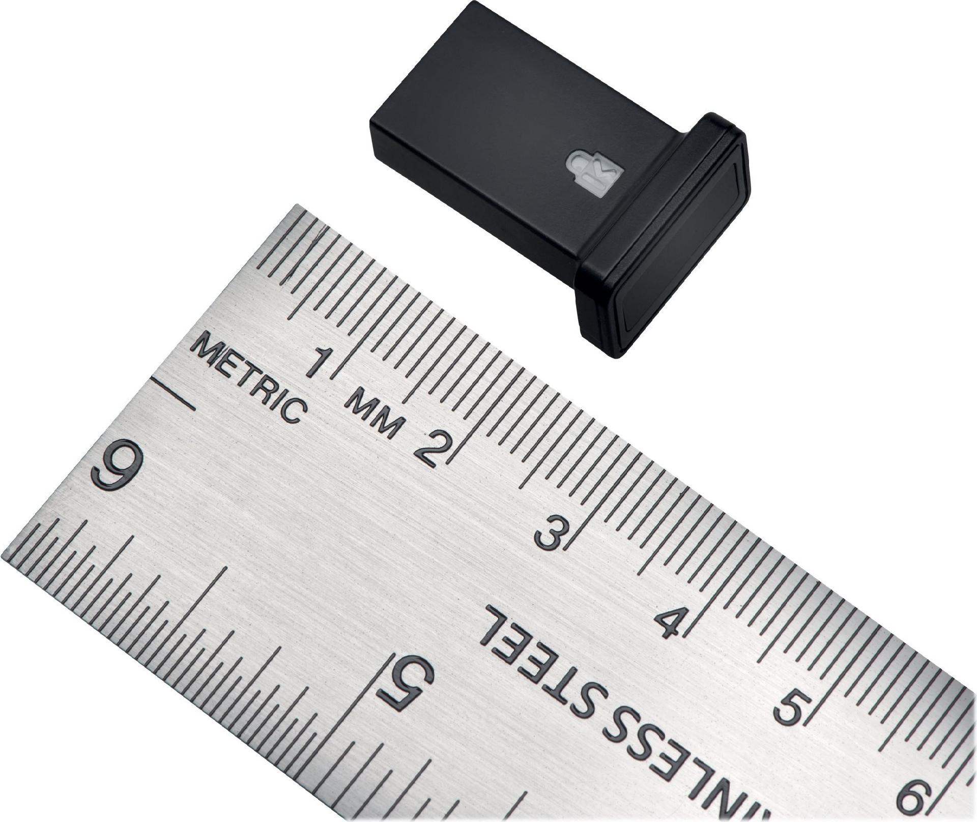 Kensington VeriMark Guard USB-A Fingerabdruck-Sicherheitsschlüssel FIDO2 Schwarz