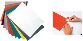 magnetoplan Magnetpapier-Bogen DIN A4, schwarz zum Ausschneiden von magnetischen Symbolen (1266012)