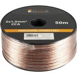 Libox Kabel glosnikowy 2x1,50mm LB0008-50 Audio-Kabel 50 m Transparent (LB0008-50)