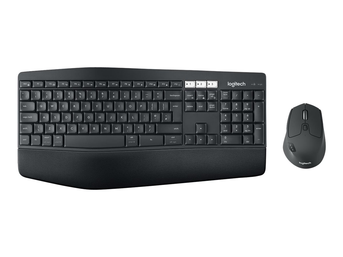 Logitech MK850 Performance Tastatur- und Maus-Set Kabellos Bluetooth 2,4 GHz US International Schwarz