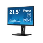 iiyama ProLite XUB2292HSU-B6, 54,6cm (21,5''), Full HD, USB, Kit (USB), schwarz TFT Monitor, Bildschirmdiagonale: 54,6 cm (21,5''), Auflösung: 1920x1080 Pixel, VESA Mount (100x100 mm), Lautsprecher, verstellbarer Standfuß, Reaktionszeit: 0,4ms, Helligkeit 250cd, Blickwinkel 178/178°(H/V), Kontrast: 1000:1, USB (3.0, 4x), Display-Port, HDMI, inkl.: Kabel (USB, HDMI), Netzteil, Netzkabel, QSG, Farbe: schwarz (XUB2292HSU-B6)